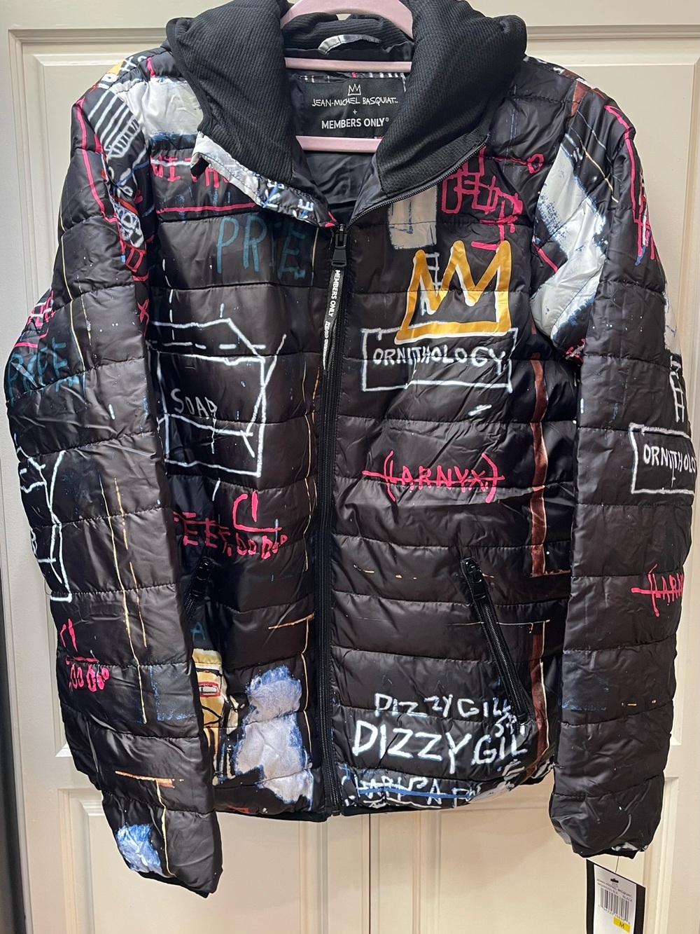 Jean-Michel Basquiat x Members Only NWT Graphic Puffer Jacket
